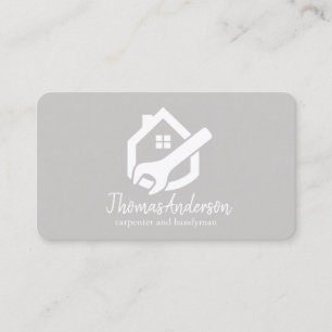 Professioneel handyman voor moderne thuisreparatie visitekaartje