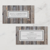 Professioneel houten Visitekaartje (Voorkant / Achterkant)