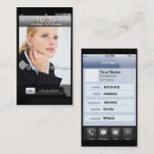 Professioneel  iPhone Design Visitekaartje (Voorkant / Achterkant)