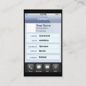 Professioneel iPhone Design Visitekaartje (Achterkant)