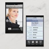 Professioneel iPhone Design Visitekaartje (Voorkant / Achterkant)