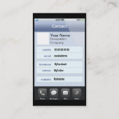 Professioneel  iPhone Design Visitekaartje (Achterkant)