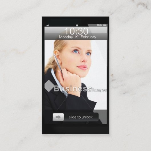 Professioneel iPhone Design Visitekaartje (Voorkant)