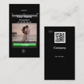 Professioneel iPhone-ontwerp Visitekaartje (Voorkant / Achterkant)