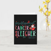 Professioneel Kanker Sleigher Oncologie Verpleegst Kaart (Gele Bloem)