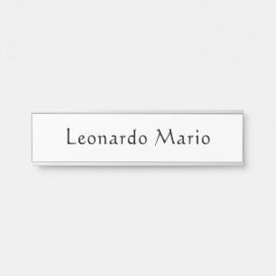 Professioneel kantoor naamplaat deur bord