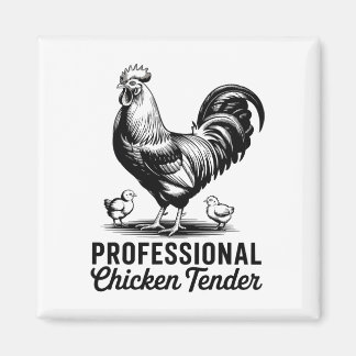 Professioneel Kip Tender Grappige Boerderij Humor  Magneet