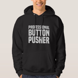 Professioneel knopdrukker G-Code CNC-machinebedien Hoodie