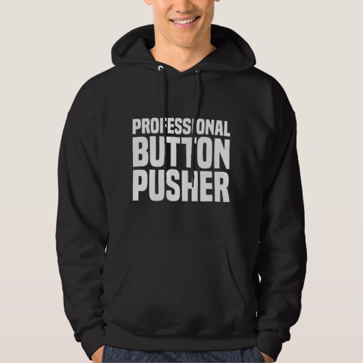 Professioneel knopdrukker G-Code CNC-machinebedien Hoodie (Voorkant)