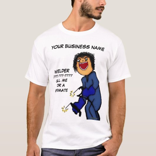 Professioneel lassenbedrijf t-shirt (Voorkant)
