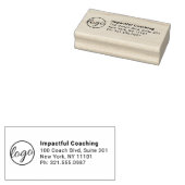 Professioneel Logo bedrijfsformulier Rubberstempel (Gestempeld)
