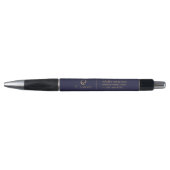 Professioneel Logo l Goud en Marineblauwe Marketin Pen (Voorkant)