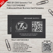 PROFESSIONEEL LOGO ONTWERP AANGEPASTE QR-CODE MET  VISITEKAARTJE