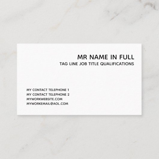 PROFESSIONEEL LOGOONTWERP MET MERKIDENTITEIT QR-CO VISITEKAARTJE (Achterkant)