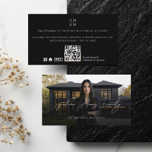 Professioneel Luxe Zwart Vastgoedmakelaar Foto