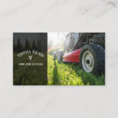 Professioneel maaier grasonderhoud landschap visitekaartje (Voorkant)