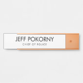 Professioneel maatwerk deurbordje (Voorkant)