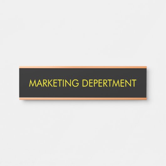 Professioneel maatwerk deurbordje (Voorkant)