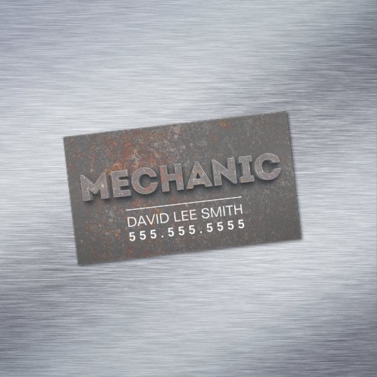 Professioneel Magnetisch Visitekaartje (Voorbeeld)