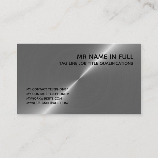 PROFESSIONEEL MERK LOGO ONTWERP QR CODE SJABLOON VISITEKAARTJE (Achterkant)