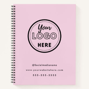 Professioneel Merk Minimalistisch Roze Promotie Lo Notitieboek