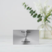 Professioneel metaal visitekaartje (Staand voorkant)