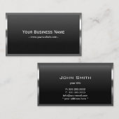 Professioneel metaalformaat Industriële Visitekaartje (Voorkant / Achterkant)