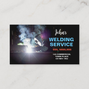 Professioneel metalen lassen en fabricage visitekaartje