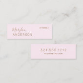 Professioneel - mini visitekaartje (Voorkant / Achterkant)