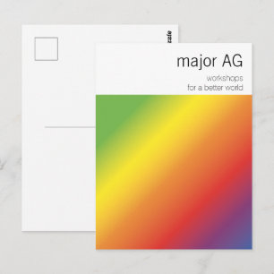 Professioneel minimaal briefkaart