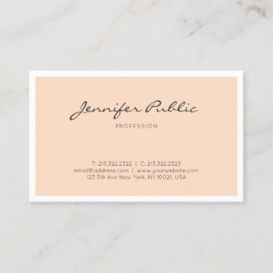 Professioneel, minimaal vormend design visitekaartje