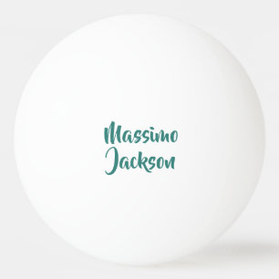 Professioneel Minimalistisch Aangepaste Naam Pingpongballen