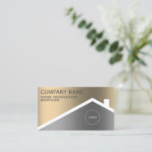 Professioneel minimalistisch dakdak visitekaartje (Staand voorkant)