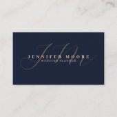 Professioneel Minimalistisch Elegant Plain Script Visitekaartje (Voorkant)