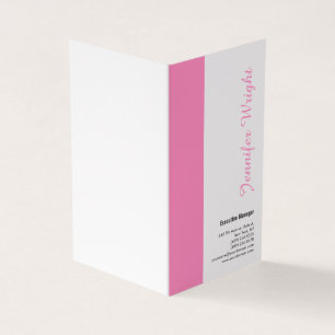 Professioneel minimalistisch gewoon elegant parel visitekaartjes