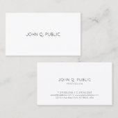 Professioneel minimalistisch model moderne ontwerp visitekaartje (Voorkant / Achterkant)