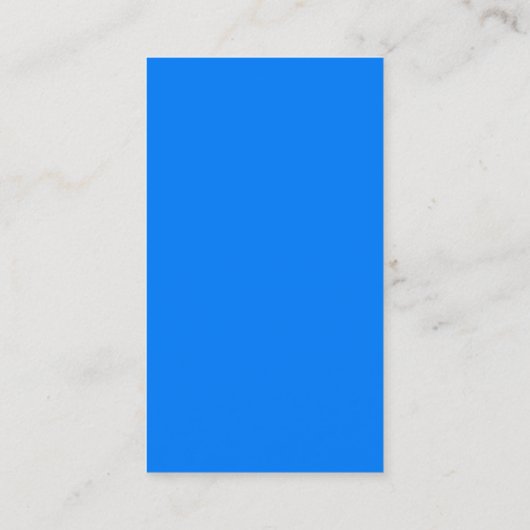 Professioneel, minimalistisch, modern blauw visitekaartje (Achterkant)