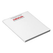 Professioneel minimalistisch modern eenvoudig  notitieblok (Schuin)