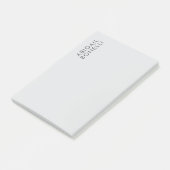 Professioneel minimalistisch modern gewoon eigen n post-it® notes (Schuin)