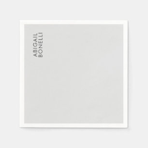 Professioneel minimalistisch modern gewoon eigen n servet