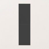 Professioneel minimalistisch modern grijs geel lin visitekaartjes (Binnenkant ongevouwen)