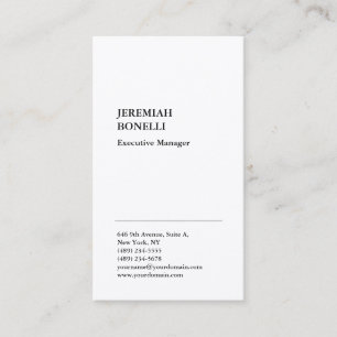 Professioneel, minimalistisch, modern, hoogwaardig visitekaartje