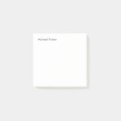 Professioneel minimalistisch modern post-it® notes (Voorkant)