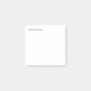 Professioneel minimalistisch modern post-it® notes