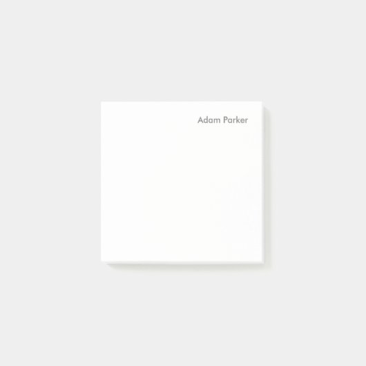 Professioneel minimalistisch modern post-it® notes (Voorkant)