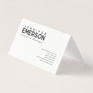 Professioneel minimalistisch modern sober  visitekaartjes