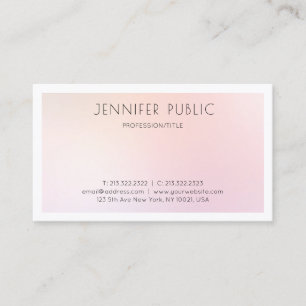 Professioneel Minimalistisch Ontwerp Elegante Luxe Visitekaartje
