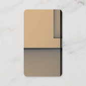 Professioneel, minimalistisch, stijlvol visitekaartje (Achterkant)