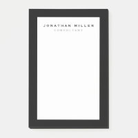 Professioneel minimalistisch zwart-wit | Naam