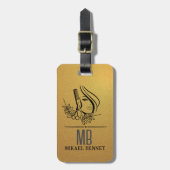 Professioneel Modern Bagagelabel (Voorkant verticaal)